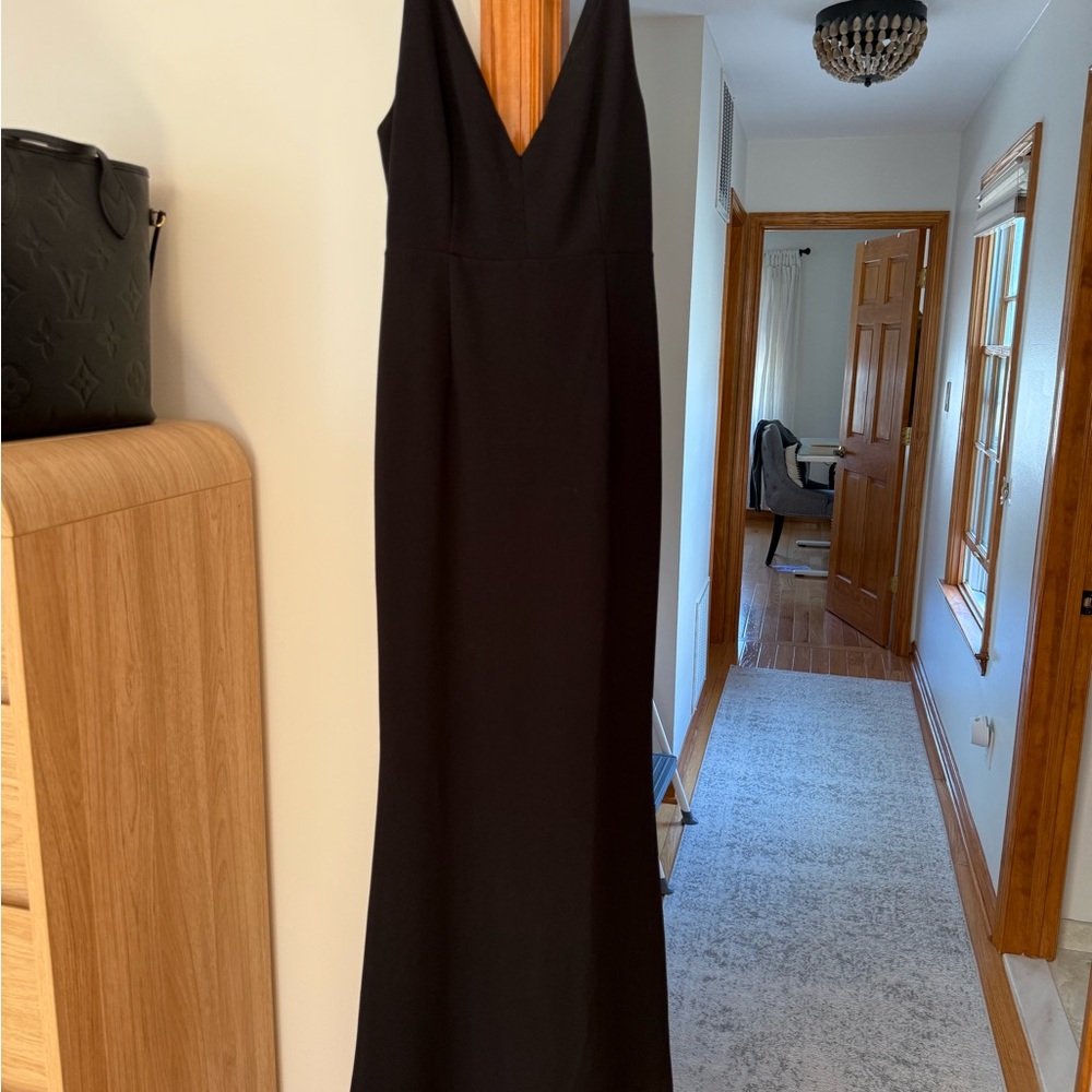 Lulus Long Black Formal Dress